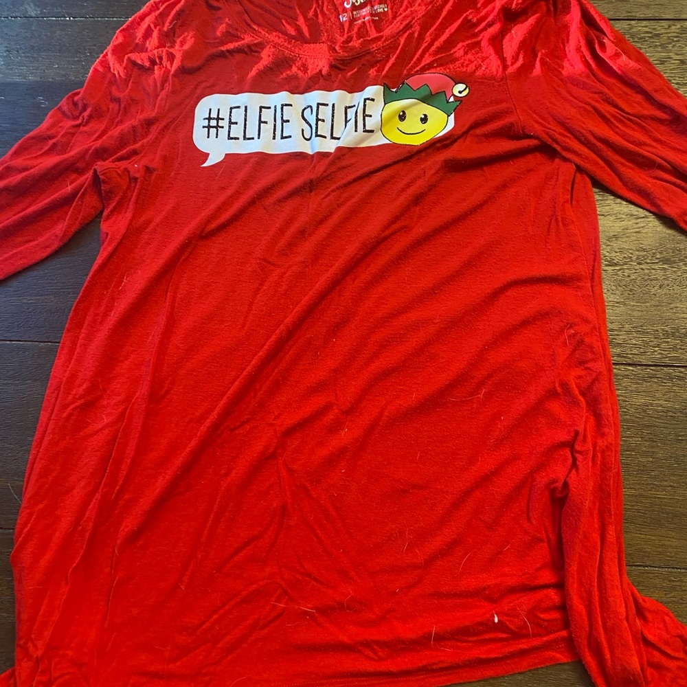 Elfie selfie shirt